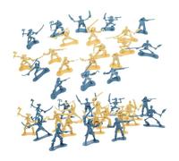 BESTonZON Lot de 100 Figurines Mini Soldats Pirates Et Guerriers Squelettes, Taille Petite, en Plastique Léger, pour Jeu De Rôle, Décorations Table Sable Et Collections Militaires