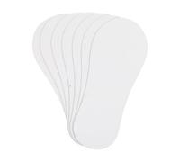 BESTonZON Lot De 100 Présentoirs Invisibles Socquettes En Carton Blanc Fins Légers Pour Femmes Organisation De Chaussettes Bateau Rangement Voyage Pratique