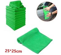 BESTonZON Lot De 16 Serviettes Carrées En Microfibre Nano Absorbante 25x25 Cm Pour Bébé, Douces Et Ultra-absorbantes, Bain Visage, Vert Et Violet, Multifonctionnelles Et Pratiques Pour Voyage