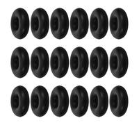 BESTonZON Lot de 18 Anneaux de Butée en Caoutchouc Élastique pour Câble de Musculation Accessoires pour Appareil Fitness à Domicile Butées de Câble pour Poulies Pièces de Rechange