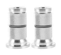 BESTonZON Lot de 2 Bouchons de Compression pour Fourche de Casque - Alliage d'aluminium 28,6 mm, Capuchon supérieur de Casque, Bouchon d'extension pour Fourche de vélo de Route et de Montagne
