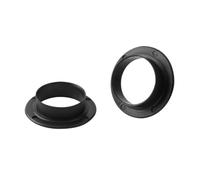 BESTonZON Lot de 2 Capuchons de Protection D’Essieu Noirs Étanches pour Boîtier de Pédalier 24 MM Cache-Filetage Vélo Solide Accessoires Anti-Poussière pour VTT Route et Fixie