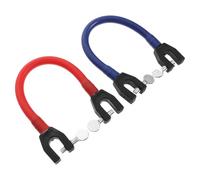 BESTonZON Lot de 2 Connecteurs de Ski Professionnels Bleu et Rouge Accessoires de Ski pour Débutants Outil Fixe Anti-Croisement pour Snowboard Taille pour Adolescents et Adultes Équipement