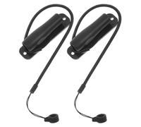 BESTonZON Lot de 2 Cordons Élastiques Anti-Perte pour Stylet Tactile Rétractable avec Anneau en Silicone 6 MM Longueur 30 CM Porte-Stylet Adhésif pour Bureau École et Signature