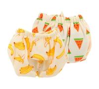 BESTonZON Lot de 2 Couches Lavables pour Petits Animaux M - Culottes Absorbantes Anti-fuites en Coton 100% pour Écureuils, Cochons D’Inde et Hamsters - Couches Réutilisables pour Protection