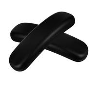 BESTonZON Lot de 2 Coussinets D’Accoudoirs en Polyuréthane 240X75 MM pour Chaise de Bureau et Gaming Trou de Fixation 10 CM Remplaçants Ergonomiques pour Confort Prolongé au Bureau et Jeu