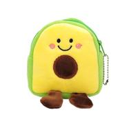 BESTonZON Lot de 2 Mini Porte-Monnaie en Tissu d'Avocat Pochettes Légères et Compactes pour Monnaie et Rouge à Lèvres Accessoire Pratique pour Paquet à Dos et Poche