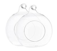 BESTonZON Lot De 2 Nids Rafraîchissants en Verre pour Petits Animaux, Maison Refroidissante S, Cachette Ventilée pour Hamster, Rat, Hérisson, Cochon d'Inde, Habitat Repos Et Décoration