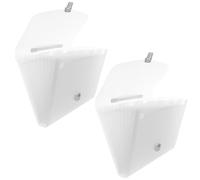 BESTonZON Lot de 2 Organiseurs à Soufflets Format A4 avec 13 Pochettes Semi-Transparentes Poignée Solide Chemises Extensibles pour Classement Bureau et École Trieur de Documents Pratique