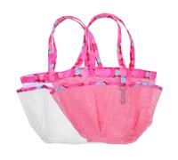 BESTonZON Lot de 2 paniers de Douche en Maille : Panier de Douche capacité, fourre-Tout Portable à séchage Rapide pour Femmes, Salle de Sport, Voyage, Natation, Plage, Camping
