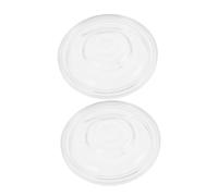 BESTonZON Lot de 2 Pièces Membrane et Bride en Silicone pour Tire-Lait Portables Valve Bec de Canard Adaptable Accessoires Lavables Pièces en Silicone pour Pompe Électrique Usage