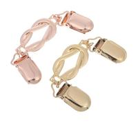 BESTonZON Lot de 2 Pinces à Cardigan Vintage en Alliage Clips de Fermeture pour Pull et Châle Femme Broches Rétro pour Col de Chemise et Cape Accessoires Élégants pour Tenue Féminine