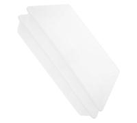 BESTonZON Lot de 2 Plateaux de Drainage Carrés en Plastique 40 Cm pour Pots de Fleurs Intérieurs et Extérieurs, Base Jardin Étanche, Bac de Récupération d'eau Pratique, Soucoupe Jardinière