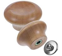 BESTonZON Lot de 2 poignées de couvercle de casserole en bois - Pour couvercle en verre