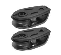 BESTonZON Lot de 2 Poulies en Nylon pour Bateau et Kayak Roulement à Billes, Résistance à l'usure et Installation Facile, Accessoire pour Matériel de Navigation