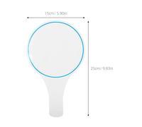 BESTonZON Lot de 2 Tableaux Effaçables à Sec Ronds 15X25 CM Panneaux Rigides Bleu Légers et Portables pour Vote Notation et Affichage Panneaux D’Affichage Pratiques pour Compétitions et