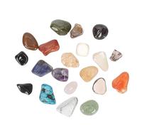 BESTonZON Lot de 20 Mini Pierres Précieuses Polies pour Collection de Roches Et Jouet Éducatif pour Garçons Et Filles