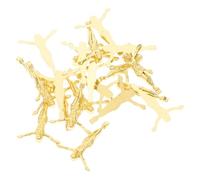 BESTonZON Lot de 20 Pendentifs Croix Religieuse en Alliage Doré, Petite Sculpture Chrétienne pour Création de Bracelets et Colliers, Décoration de Baptême, Charms Bijoux Faits Main