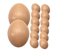 BESTonZON Lot de 20 Œufs Factices de Pâques en PP 5,5X4 CM Haute Simulation pour Décoration de Fête et Peinture DIY Artisanale