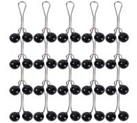 BESTonZON Lot de 24 Pinces à Hijab Multifonctions en Perles Résistantes à L'usure, Petites Épingles à Foulard Réutilisables pour Femmes, Accessoires Élégants pour Écharpes et Châles