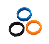 BESTonZON Lot De 3 Anneaux Antidérapants Pour Microphone Portable En Silicone - Protection Chutes Et Roulement - Accessoires Micro Anti-vibrations Pour Karaoké, Conférence Et Spectacle