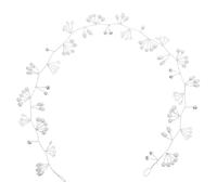 BESTonZON Lot de 3 Bandeaux Cheveux de Mariée Faits Main en Perles D’Imitation Argentées 50 CM Accessoires Coiffure Mariage et Demoiselle D’Honneur Ornement Léger et Flexible pour