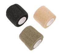 BESTonZON Lot de 3 Bandes Adhésives Cohésives Camouflage Élastiques pour Genoux Protection Non Tissé pour Athlètes et Randonnée Bandages pour Animaux de Compagnie