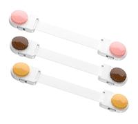 BESTonZON Lot de 3 de Sécurité pour Garçon et Verrous Adhésifs pour Armoires Faciles à Installer Protection Conception Pratique Sécurisez Vos Meubles et Fenêtres