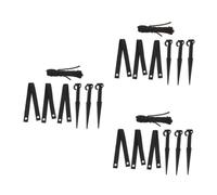 BESTonZON Lot De 3 Supports De Souches Piquets De Jardin Agrafes Supports pour Plantes Supports pour Plantes Tuteurs Bâtons Hauts Cannes pour Plants De Tomates Arbres Sol