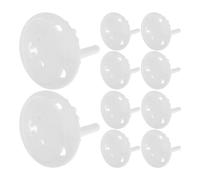 BESTonZON Lot de 30 Cache-prises Électriques Bébé Forme Ours Protection Renforcée Prise de Courant Européenne Cache-prise Sécurité Bébé en Plastique Ivoire Sécurité Électrique Garçon