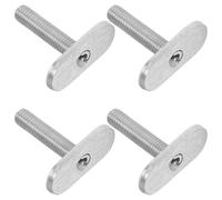BESTonZON Lot de 4 Boulons en T en Acier Inoxydable 6X30Mm pour Rails de Kayak Vis de Fixation Stables et Résistantes à L’Eau Salée Accessoires de Montage Compatibles pour Sièges et Rails