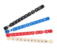 BESTonZON Lot de 4 Compteurs de Score en Plastique pour Foot Chiffres Précis et Haute Visibilité, pour Parties en Famille ou Entre Passionnés de Football de Table