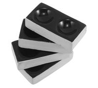 BESTonZON Lot De 4 Plaques De Repérage De Laboratoire : Plateaux De Réaction Chimique en Porcelaine pour Tests Scientifiques, Plaques en Céramique pour L'analyse Et L'observation