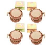 BESTonZON Lot de 4 Roulettes Pivotantes avec Frein pour Berceau, Roues Universelles Silencieuses, Sol sans Rayures, Kit Mobilité Bébé Adapté Poussettes et Meubles, Accès Facile et Sécurité