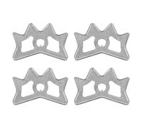 BESTonZON Lot de 4 Supports de Queue de Billard en métal, Support de Queue de Billard Portable, antidérapant, pour Accessoires de Billard