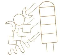 BESTonZON Lot De 4 Supports pour Plantes Grimpantes Treillis Support pour Plantes Grimpantes Filet De Jardin pour Plantes Grimpantes Arche De Support pour Plantes Grimpantes Cage À