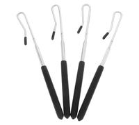 BESTonZON Lot de 4 Tiges de Contrôle de Marionnettes en Métal Gaine Plastique Longueur Réglable 20-55 CM Accessoires pour Marionnettes à Main pour Spectacles et Jeux D’Imitation