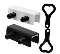 BESTonZON Lot de 4 Verrous de Sécurité pour Fenêtre à Installation Facile pour Enfant à Usage Domestique en Acier Inoxydable