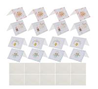 BESTonZON Lot de 40 sets de Mini Cartes D’Anniversaire Dorées avec Enveloppes Assortiment 10X Joyeux Anniversaire 5 à 8 Format 95 X 7 CM Cartes Vierges pour Vœux Personnalisés pour