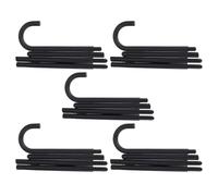 BESTonZON Lot de 5 Baguettes Magiques en Plastique Noir Accessoires de Cosplay et Danse Orientale Bâtons Factices Légers pour Spectacles Fêtes Halloween et Performances Scéniques