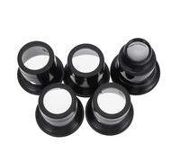 BESTonZON Lot de 5 Loupes à Clipser pour Réparation d'Horloger Grossissement 3X 5X 10X 15X 20X Lentilles en Verre Plastique Léger Outil de Précision pour Bijoutier et Horloger