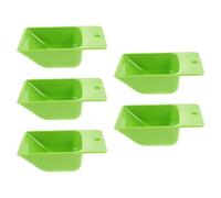 BESTonZON Lot de 5 Pelles à Gravier pour Aquarium Vertes Outils de Nettoyage Efficaces pour Substrat et Sable Accessoire Multifonction pour Entretien Aquarium et Piscine Poignée