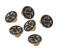 BESTonZON Lot de 6 Broches en Métal Symbole Balance Justice Insignes de Revers pour Avocat et Élève en Droit Broches Décoratives pour Costume Robe Foulard et Paquet à Dos