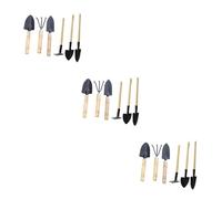 BESTonZON Lot De 6 Outils De Jardinage Manche pour Plantes Truelle Longue Houes De Jardin pour Pelles De Jardinage Kit D'Outils De Jardinage Râteau Désherbeur Bêche À Gazon
