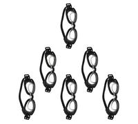 BESTonZON Lot de 6 Paires de Mini Lunettes Décoratives Noires pour Poupée Accessoires Mode à la Fois Légers et Résistants pour Habiller Vos Poupées et Séances Photo