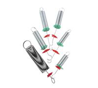 BESTonZON Lot de 6 Ressorts pour l'étude des lois de la Physique : Ressorts hélicoïdaux de 0,5 n, 1 n, 2 n, 3 n et 10 n. Matériel pédagogique et expérimental pour Les expériences