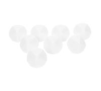 BESTonZON Lot De 8 Dés Vierges en Acrylique pour Fabrication Personnalisée Forme Originale Et Design Simple Adapté Aux Activités Éducatives Et Récréatives