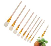 BESTonZON Lot de 8 pinceaux de pollinisation pour légumes, pollinisateurs, outils de pollinisation, pinceau rond pour pollen, pollinisateur de fruits de jardin