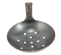 BESTonZON Louche à en Métal Grosse Capacité pour Nettoyage des Égouts Et Travaux De Construction, Pelle à Réutilisable Trous, Outil De Tamisage pour Boues Et Déchets