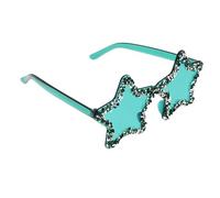 BESTonZON Lunettes de Soleil sans Monture Forme Étoile Ornées de Strass Accessoires Mode pour Ados pour Fêtes et Photos